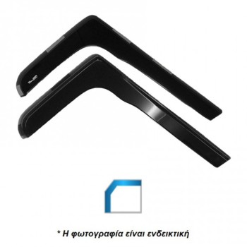 ΑΝΕΜΟΘΡΑΥΣΤΕΣ ΓΙΑ IVECO S-WAY 2019+ ΖΕΥΓΑΡΙ ΦΟΡΤΗΓΟΥ ΑΠΟ ΕΥΚΑΜΠΤΟ ΦΙΜΕ ΠΛΑΣΤΙΚΟ HEKO - 2 ΤΕΜ.