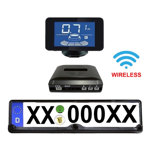 ΣΥΣΤΗΜΑ ΠΑΡΚΑΡΙΣΜΑΤΟΣ ΑΣΥΡΜΑΤΟ ΣΕ ΠΛΑΙΣΙΟ ΠΙΝΑΚΙΔΑΣ ΜΕ 3 ΑΙΣΘΗΤΗΡΕΣ ΚΑΙ ΟΘΟΝΗ LCD (ΜΕ ΦΙΣ ΑΝΑΠΤΗΡΑ)