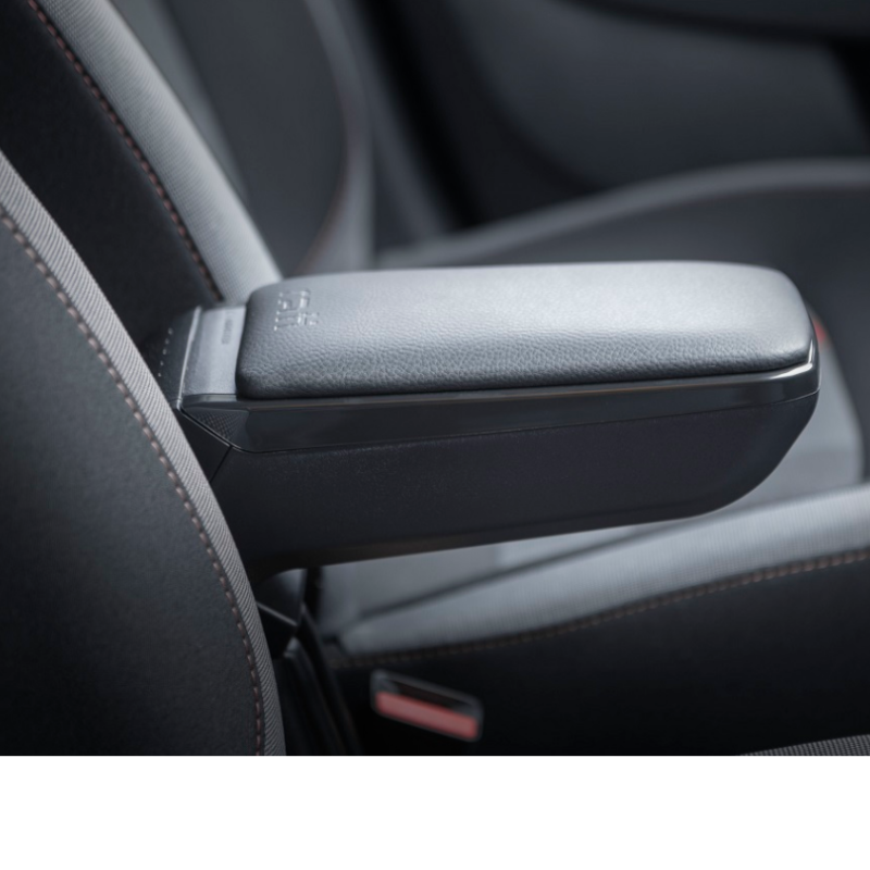 ΤΕΜΠΕΛΗΣ ΑΥΤΟΚΙΝΗΤΟΥ ARMSTER S ΓΙΑ SEAT LEON (+ ΚΑΛΩΔΙΟ 12V) 2020+  ΣΕ ΜΑΥΡΟ ΧΡΩΜΑ RATI - 1 ΤΕΜ.