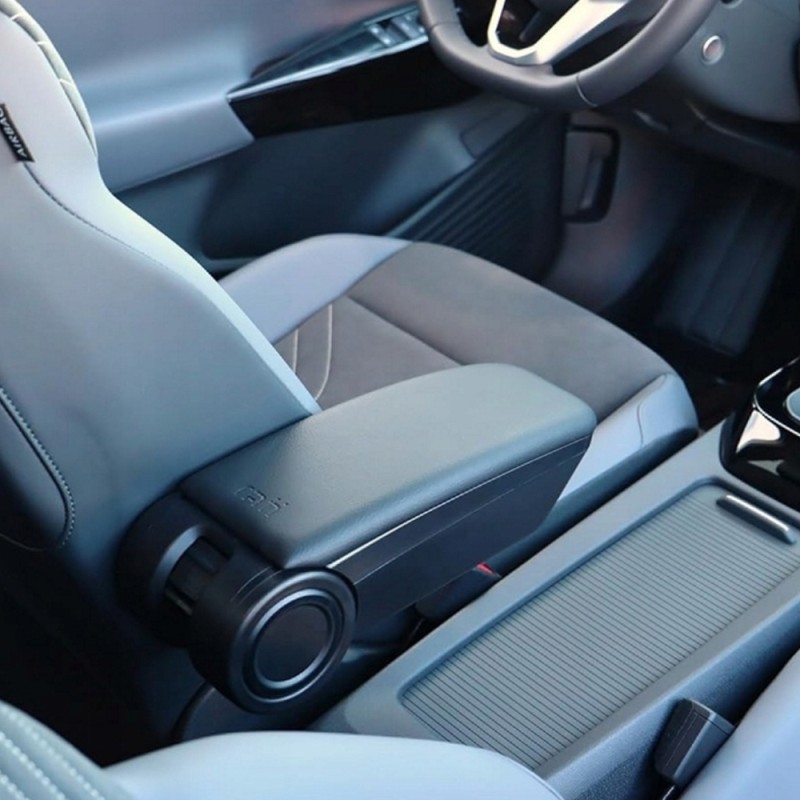 Ολοκληρωμένος Τεμπέλης Καθίσματος ARMSTER 3 PLUG & PLAY για Renault Express Van LHD 2021+ (με Εργοστασιακό Υποβραχιόνιο) από Πλαστικό και Vegan Δέρμα σε Μαύρο Χρώμα RATI - 1 τεμ.