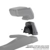 Βάση - Αντάπτορας Τεμπέλη Ειδική για CHEVROLET COBALT 2012-2021 Armster Rati σε μαύρο χρώμα - 1 Τεμάχιο