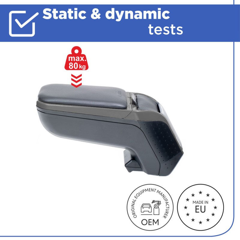 ΤΕΜΠΕΛΗΣ ARMSTER 2 ΜΕ ΑΠΟΣΠΩΜΕΝΗ ΤΣΕΠΗ ΑΠΟ ΠΛΑΣΤΙΚΟ ΚΑΙ ΔΕΡΜΑΤΙΝΗ ΣΕ ΓΚΡΙ ΠΛΑΙΣΙΟ ΚΑΙ ΜΑΥΡΟ ΧΡΩΜΑ RATI - 1 ΤΕΜ.