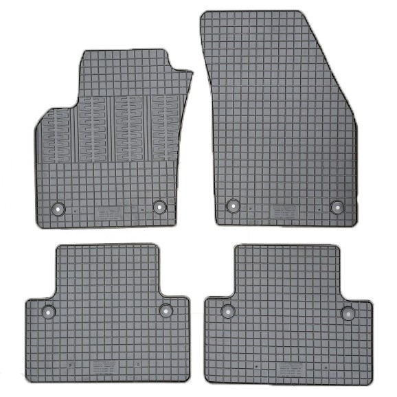 ΜΑΡΚΕ ΠΑΤΑΚΙΑ ΣΕ ΣΚΑΦΗ ΛΑΣΤΙΧΟ ΓΙΑ VOLVO V50 2007-2012 / S40 2007-2013 ΣΕ ΜΑΥΡΟ ΧΡΩΜΑ ΜΕ ΚΟΥΜΠΩΜΑΤΑ CIK - 4 ΤΕΜ.