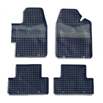 ΜΑΡΚΕ ΠΑΤΑΚΙΑ ΣΕ ΣΚΑΦΗ ΛΑΣΤΙΧΟ ΓΙΑ KIA VENGA 2010-2019 / HYUNDAI i20 2010-2014 / HYUNDAI IX 20 2010-2020 ΣΕ ΜΑΥΡΟ ΧΡΩΜΑ ΜΕ ΚΟΥΜΠΩΜΑΤΑ CIK - 4 ΤΕΜ.