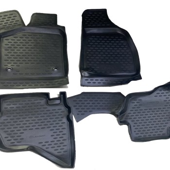 ΜΑΡΚΕ ΠΑΤΑΚΙΑ ΣΕ ΣΚΑΦΗ TPE ΛΑΣΤΙΧΟ ΓΙΑ FORD RANGER 2007-2011  ΣΕ ΜΑΥΡΟ ΧΡΩΜΑ ΜΕ ΔΙΑΤΡΗΤΑ ΚΟΥΜΠΩΜΑΤΑ NOVLINE - 4 ΤΕΜ.