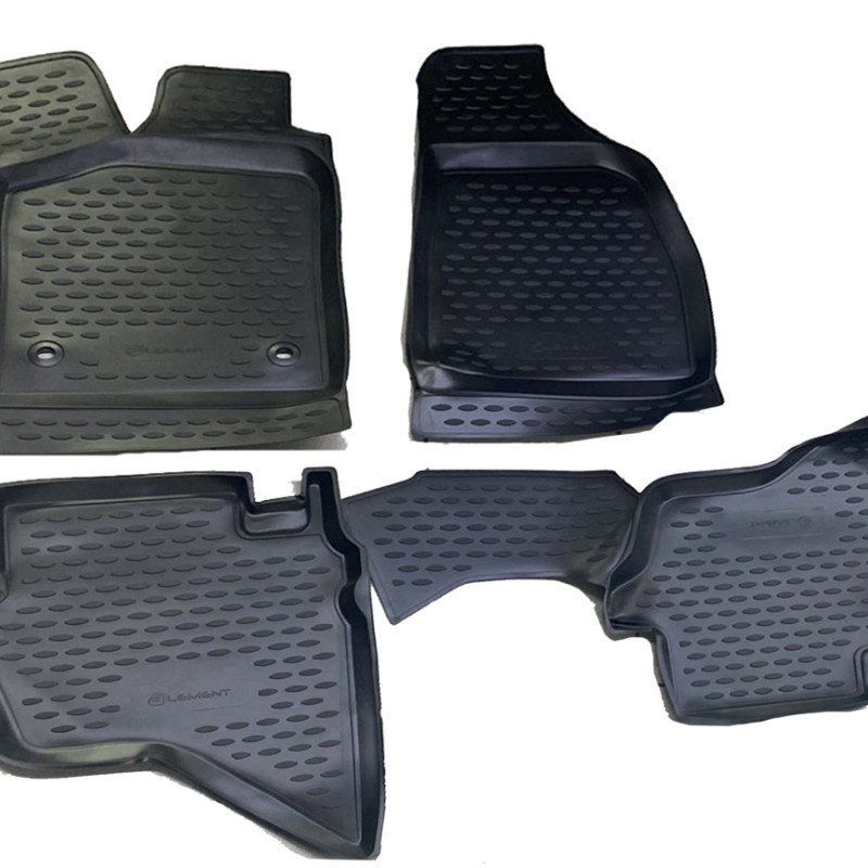 ΜΑΡΚΕ ΠΑΤΑΚΙΑ ΣΕ ΣΚΑΦΗ TPE ΛΑΣΤΙΧΟ ΓΙΑ FORD RANGER 2007-2011  ΣΕ ΜΑΥΡΟ ΧΡΩΜΑ ΜΕ ΔΙΑΤΡΗΤΑ ΚΟΥΜΠΩΜΑΤΑ NOVLINE - 4 ΤΕΜ.