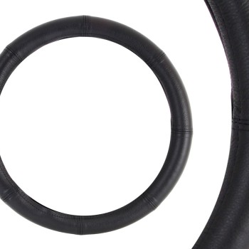 ΚΑΛΥΜΜΑ ΤΙΜΟΝΙΟΥ ΔΕΡΜΑΤΙΝΟ 42/44CM ΜΑΥΡΟ