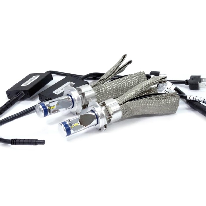 H7-1 RS+ SLIM SERIES 12-36V 50W 6000K 3500lm +200% LUXEON ZES LED CAN-BUS (ΨΥΚΤΡΑ ΛΕΠΙΔΕΣ ΦΤΕΡΟΥ) AMiO - 2 ΤΕΜ.