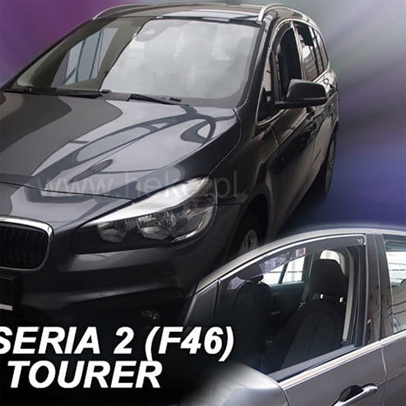 ΑΝΕΜΟΘΡΑΥΣΤΕΣ ΓΙΑ BMW ΣΕΙΡΑ 2 F46 GRAN TOURER 5D 2015-2021 ΖΕΥΓΑΡΙ ΑΠΟ ΕΥΚΑΜΠΤΟ ΦΙΜΕ ΠΛΑΣΤΙΚΟ HEKO - 2 ΤΕΜ.
