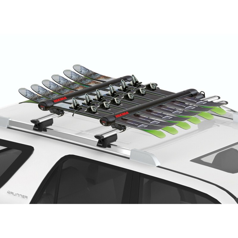 ΒΑΣΗ ΣΚΙ ΟΡΟΦΗΣ FATCAT 6 EVO BLACK 6 ΖΕΥΓΑΡΙΑ ΣΚΙ / 4 SNOWBOARD YAKIMA ΜΑΥΡΗ 82,5cm ΥΑΚΙΜΑ