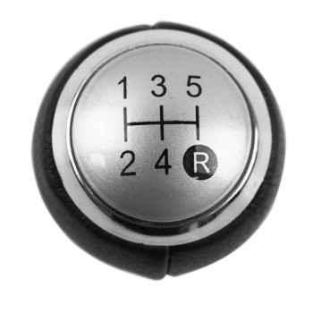 ΠΟΜΟΛΟ ΤΑΧΥΤΗΤΩΝ ΔΕΡΜΑ ΣΕ ΑΣΗΜΙ ΧΡΩΜΑ ΜΕ ΕΝΔΕΙΞΗ 5 ΤΑΧΥΤΗΤΩΝ ΓΙΑ TOYOTA AURIS - 1 τεμ.