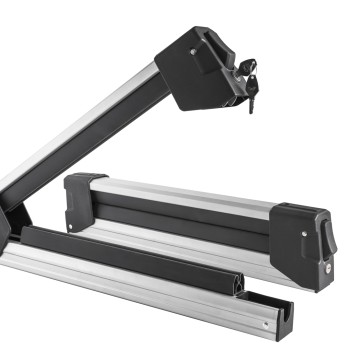 ΒΑΣΗ ΣΚΙ ΟΡΟΦΗΣ ΑΛΟΥΜΙΝΙΟΥ YELO 4 NS ΜΕ ΚΛΕΙΔΙ MENABO (4 ΖΕΥΓΑΡΙΑ ΣΚΙ /2 SNOWBOARD) ME SLIDER