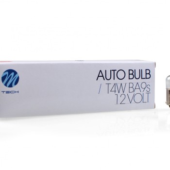 T2W 12V 2W BA9s (ΜΙΝΙΟΝ) STANDARD ΑΛΟΓΟΝΟΥ ΚΟΥΤΙ 10ΤΕΜ. M-TECH