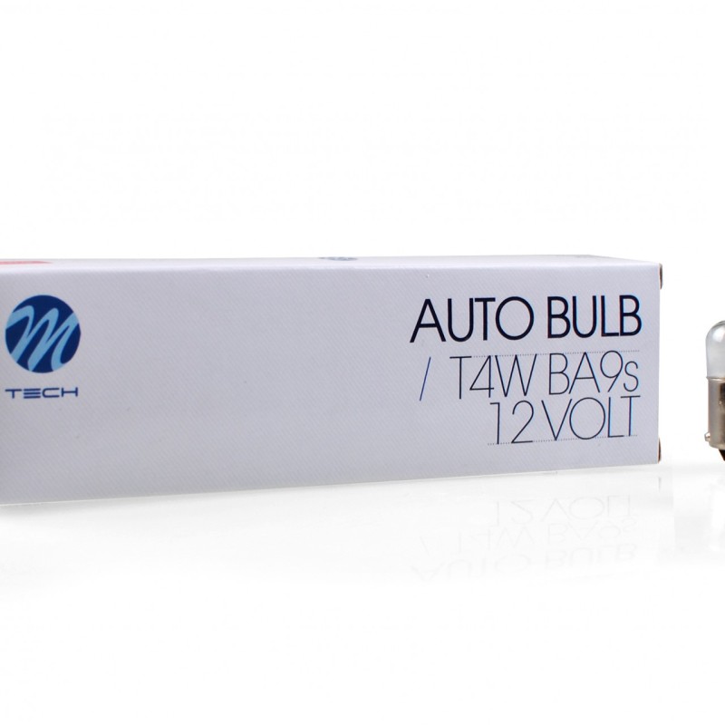 T2W 12V 2W BA9s (ΜΙΝΙΟΝ) STANDARD ΑΛΟΓΟΝΟΥ ΚΟΥΤΙ 10ΤΕΜ. M-TECH