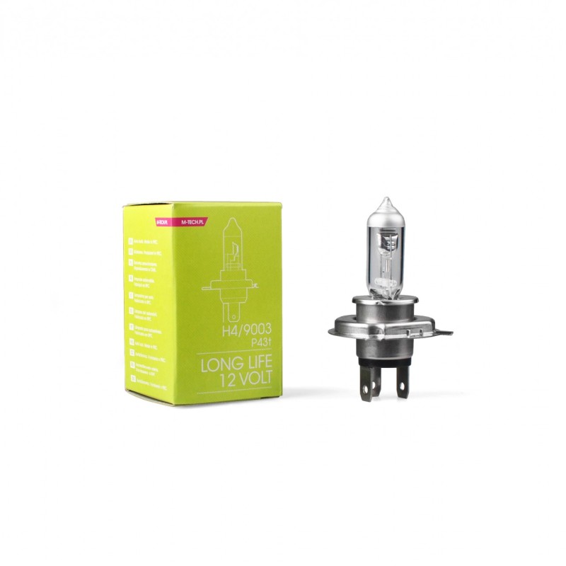 H4 12V 55W P43t LONG LIFE ΑΛΟΓΟΝΟΥ 1ΤΕΜ. M-TECH