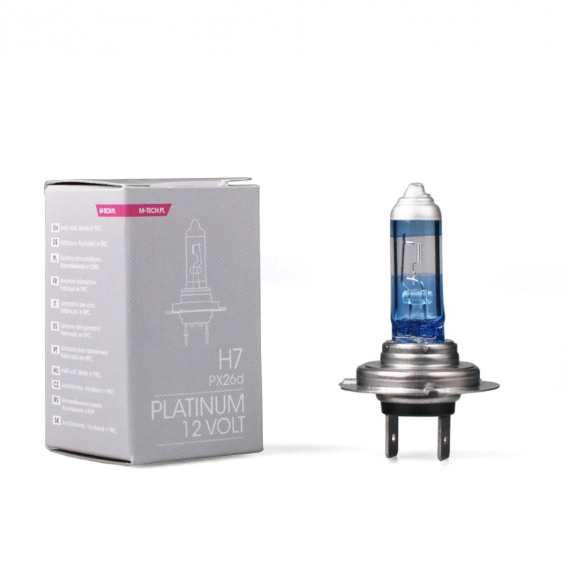 H7 12V 55W PX26d COLOR PLATINUM 1ΤΕΜ. M-TECH