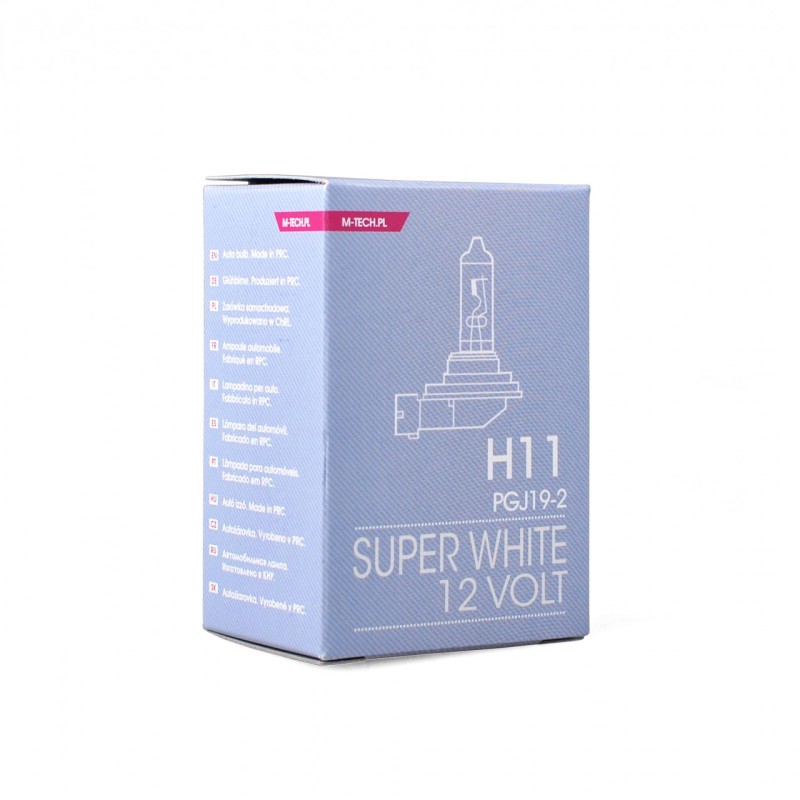 H1 12V 55W P14,5s COLOR SUPERWHITE 1ΤΕΜ. M-TECH