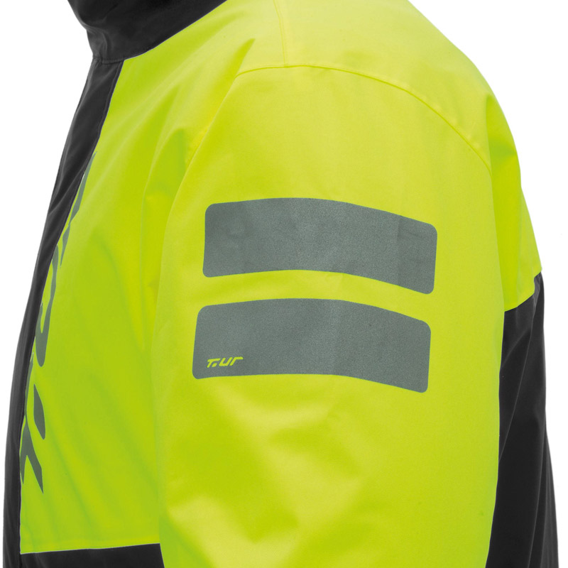 Αδιάβροχο μπουφάν Tur Roadtrip Hydroscud® μαύρο/fluo