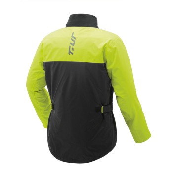 Αδιάβροχο μπουφάν Tur Roadtrip Hydroscud® μαύρο/fluo