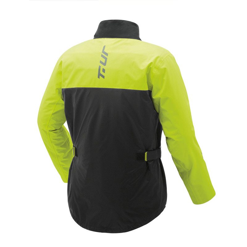 Αδιάβροχο μπουφάν Tur Roadtrip Hydroscud® μαύρο/fluo