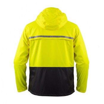Αδιάβροχο & διαπνέον μπουφάν Nordcode Rain Jacket stretched μαύρο/fluo