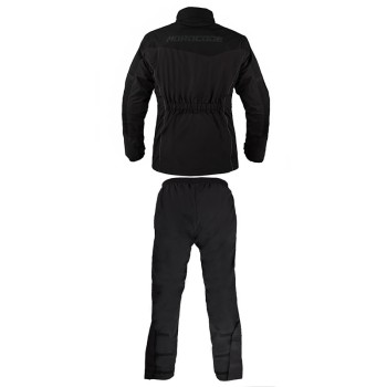 Αδιάβροχο & διαπνεον σετ 10K Nordcode Rainsuit Wave Evo μαύρο