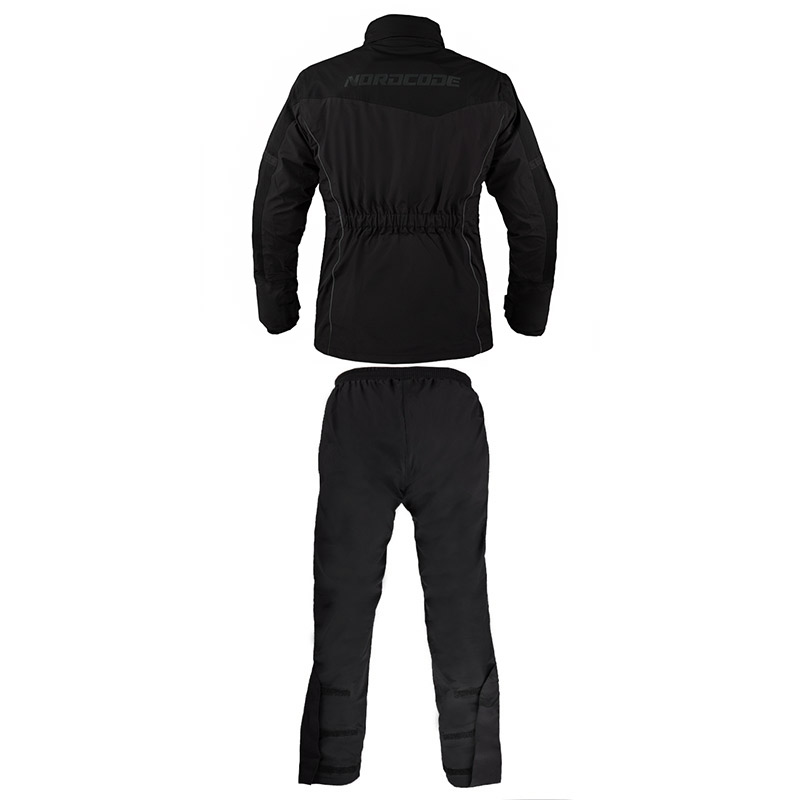 Αδιάβροχο & διαπνεον σετ 10K Nordcode Rainsuit Wave Evo μαύρο