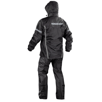 Αδιάβροχο σετ Nordcode Rainsuit Wave μαύρο