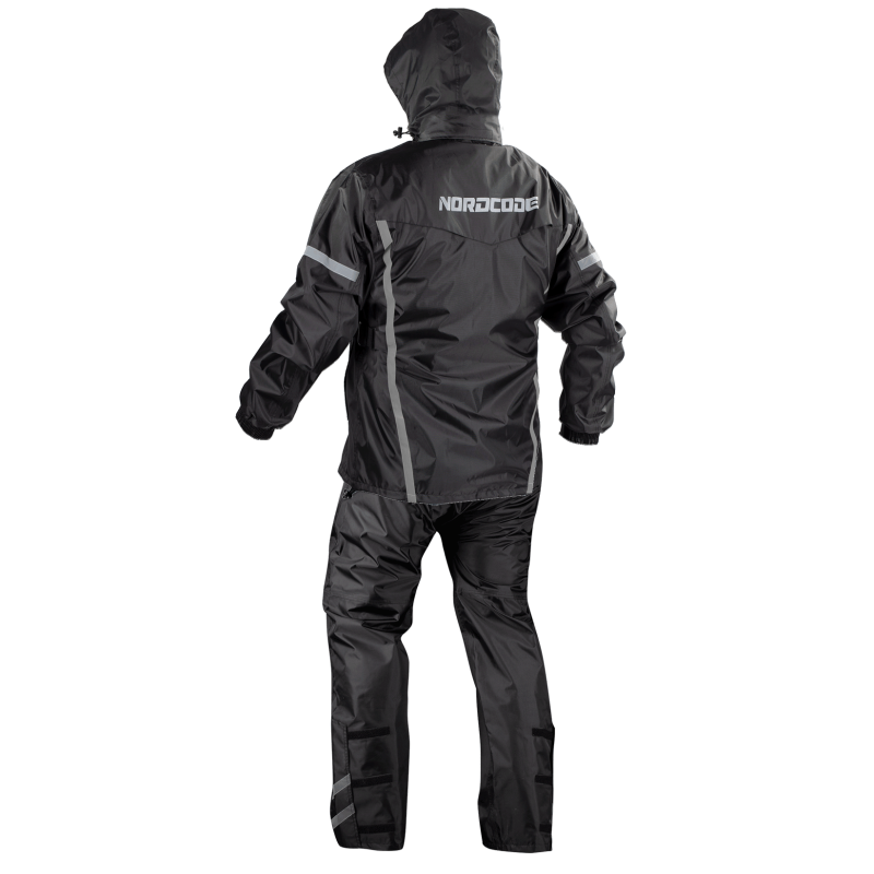 Αδιάβροχο σετ Nordcode Rainsuit Wave μαύρο