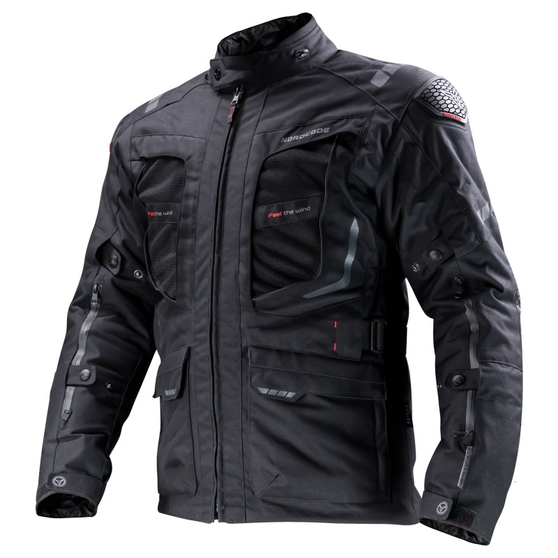 Μπουφάν Nordcode Dakar Evo II 4-εποχών oversize μαύρο
