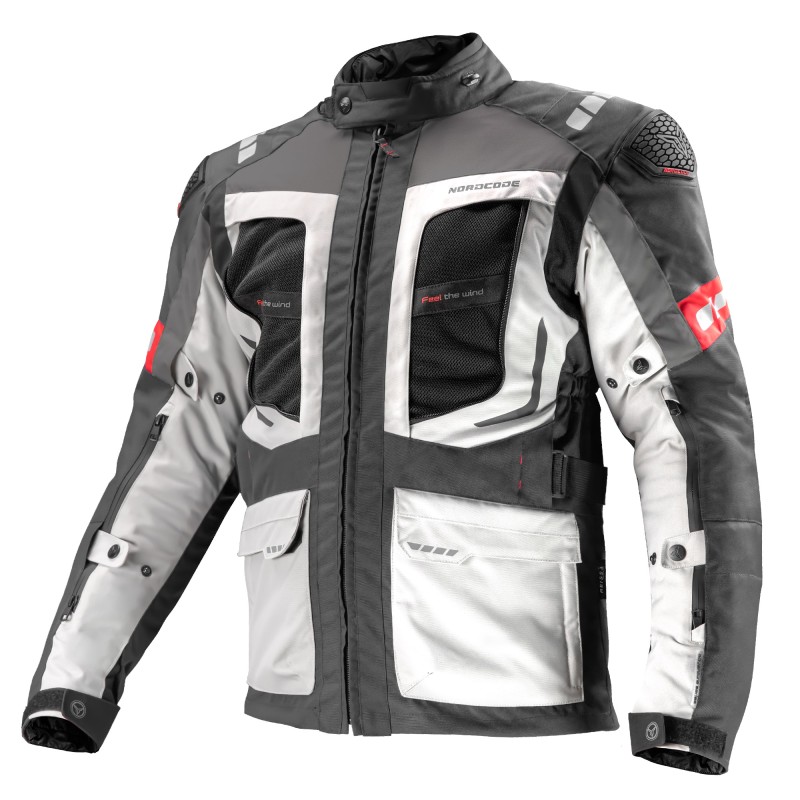 Μπουφάν Nordcode Dakar Evo II 4-εποχών oversize μαύρο/γκρι