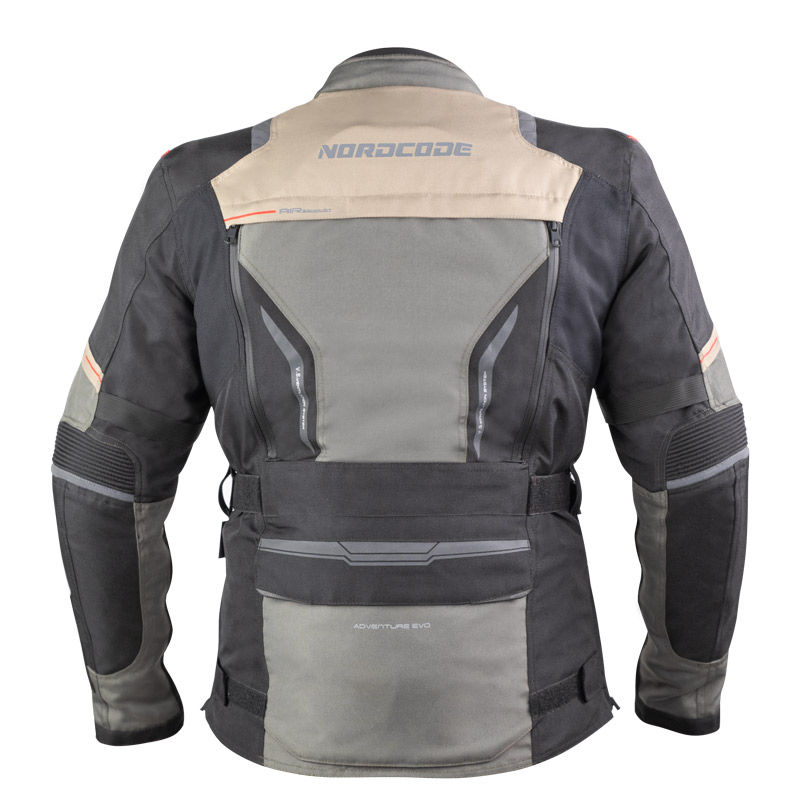 Nordcode Μπουφάν Μηχανής Adventure Evo 24 EN 17092 Ανδρικό 4 εποχών Γκρι Λαδι+ Αμμου