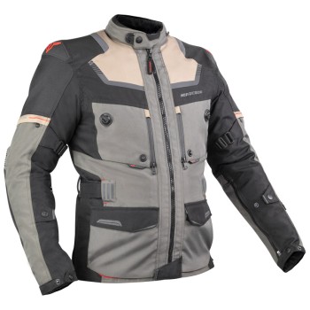 Nordcode Μπουφάν Μηχανής Adventure Evo 24 EN 17092 Ανδρικό 4 εποχών Γκρι Λαδι+ Αμμου