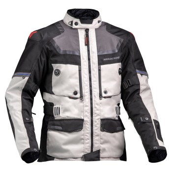 Nordcode Μπουφάν Μηχανής Adventure Evo 24 EN 17092 Ανδρικό 4 εποχών Light Γκρι-Μαύρο