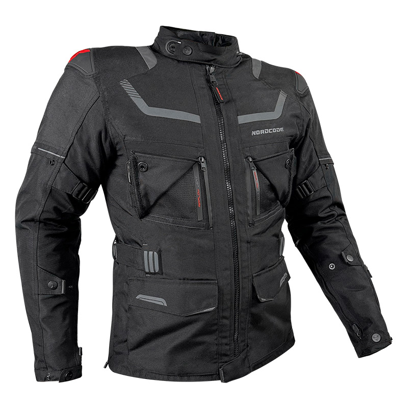 Nordcode Μπουφάν Μηχανής Adventure Evo 24 EN 17092 Ανδρικό 4 εποχών Μαύρο