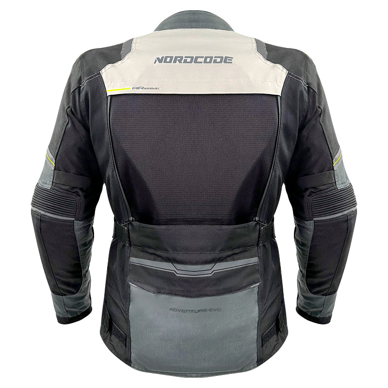 Nordcode Μπουφάν Μηχανής Adventure Evo 24 EN 17092 Ανδρικό 4 εποχών Σκουρο Γκρι-Μαύρο