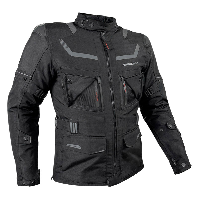 Nordcode Μπουφάν Μηχανής Adventure Evo 24 EN 17092 Ανδρικό 4 εποχών Total black