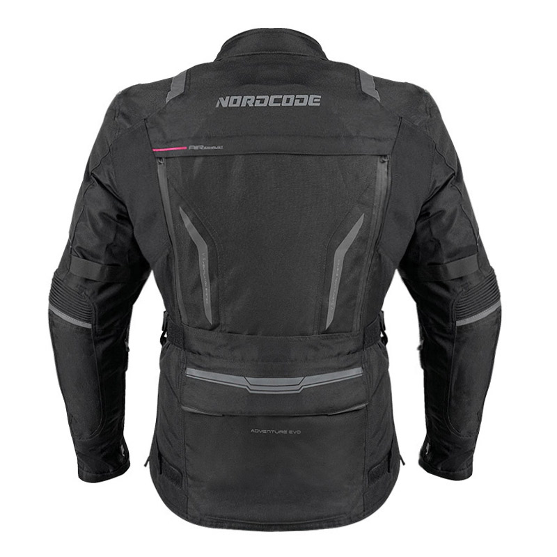 Nordcode Μπουφάν Μηχανής Adventure Evo 24 Γυναικείο 4 εποχών Μαύρο