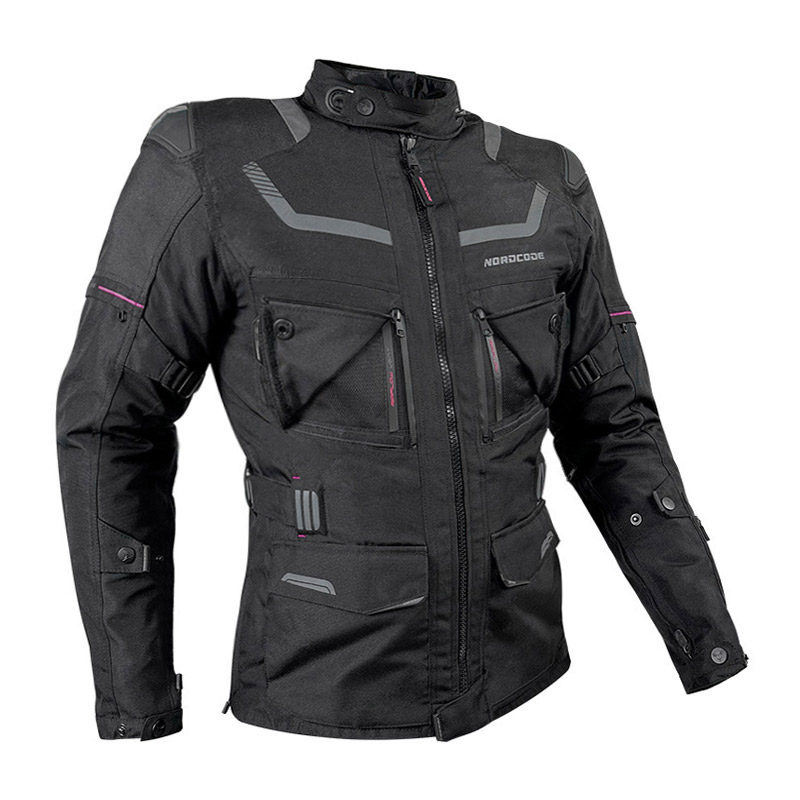 Nordcode Μπουφάν Μηχανής Adventure Evo 24 Γυναικείο 4 εποχών Μαύρο