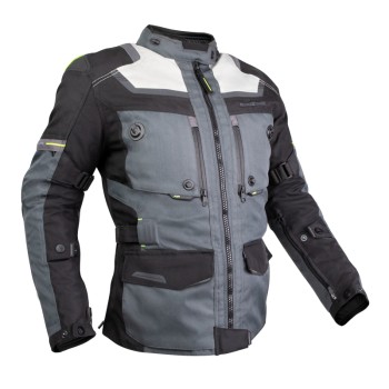 Nordcode Μπουφάν Μηχανής Adventure Evo 24 Γυναικείο 4 εποχών Μαύρο/Γκρι