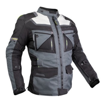 Nordcode Μπουφάν Μηχανής Adventure Evo 24 Γυναικείο 4 εποχών Μαύρο/Γκρι