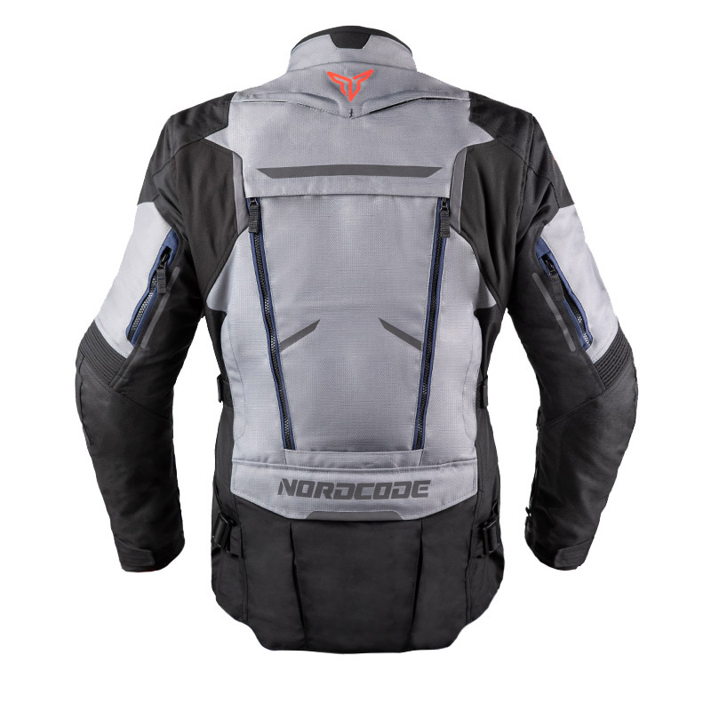 Nordcode Μπουφάν Μηχανής Odyssey CE EN1621-1, Level 2, Dark Grey-Black Ανδρικό 4 εποχών