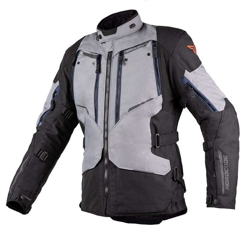 Nordcode Μπουφάν Μηχανής Odyssey CE EN1621-1, Level 2, Dark Grey-Black Ανδρικό 4 εποχών