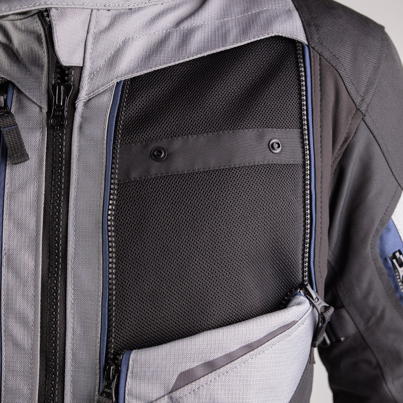 Nordcode Μπουφάν Μηχανής Odyssey CE EN1621-1, Level 2, Dark Grey-Black Ανδρικό 4-εποχών Oversize