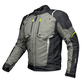 Nordcode Μπουφάν Μηχανής Pantera EN 17092 Oversize 4 εποχών λαδί/μαύρο