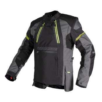 Nordcode Μπουφάν Μηχανής Safari CE EN1621-1, Level 2, Anthracite/Fluo Ανδρικό 4 εποχών