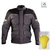 Nordcode Μπουφάν Μηχανής Senegal EN 17092 Ανδρικό 4 εποχών Dark γκρι/fluo Oversize