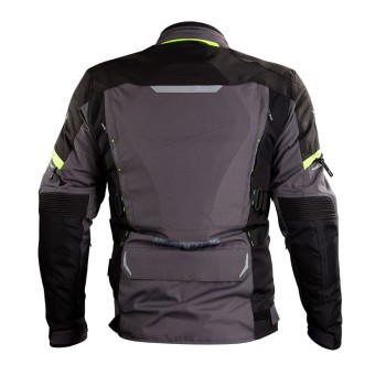 Nordcode Μπουφάν Μηχανής Senegal EN 17092 Ανδρικό 4 εποχών Dark γκρι/fluo Oversize