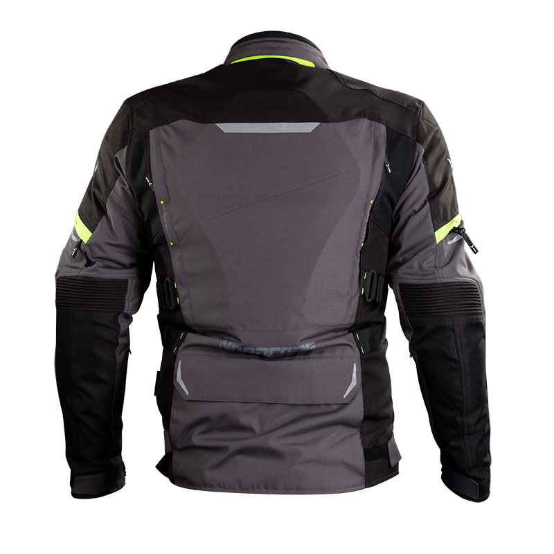 Nordcode Μπουφάν Μηχανής Senegal EN 17092 Ανδρικό 4 εποχών Dark γκρι/fluo Oversize