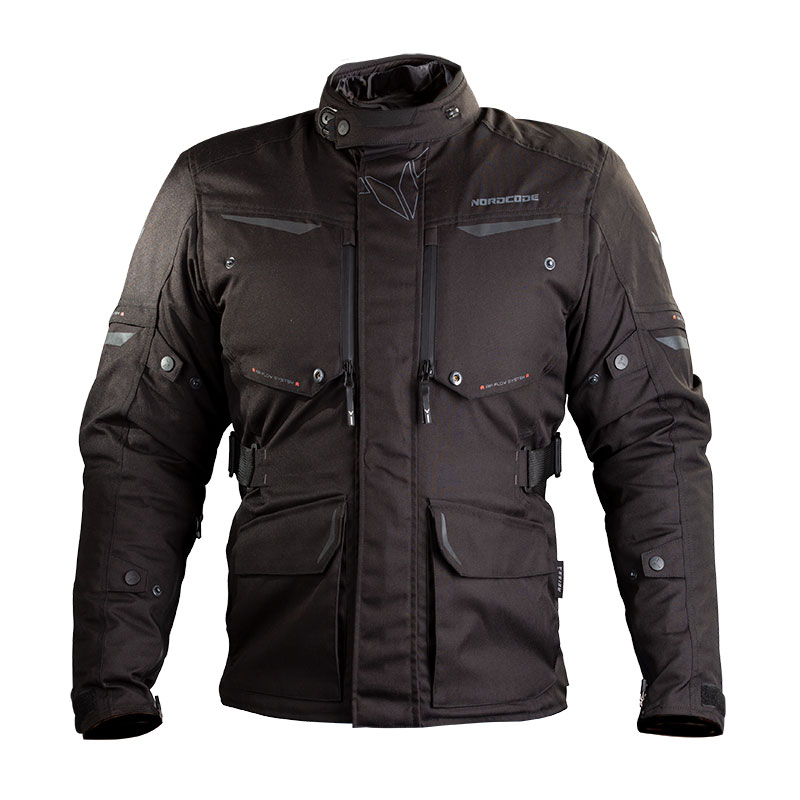 Nordcode Μπουφάν Μηχανής Senegal EN 17092 Ανδρικό 4 εποχών Μαύρο
